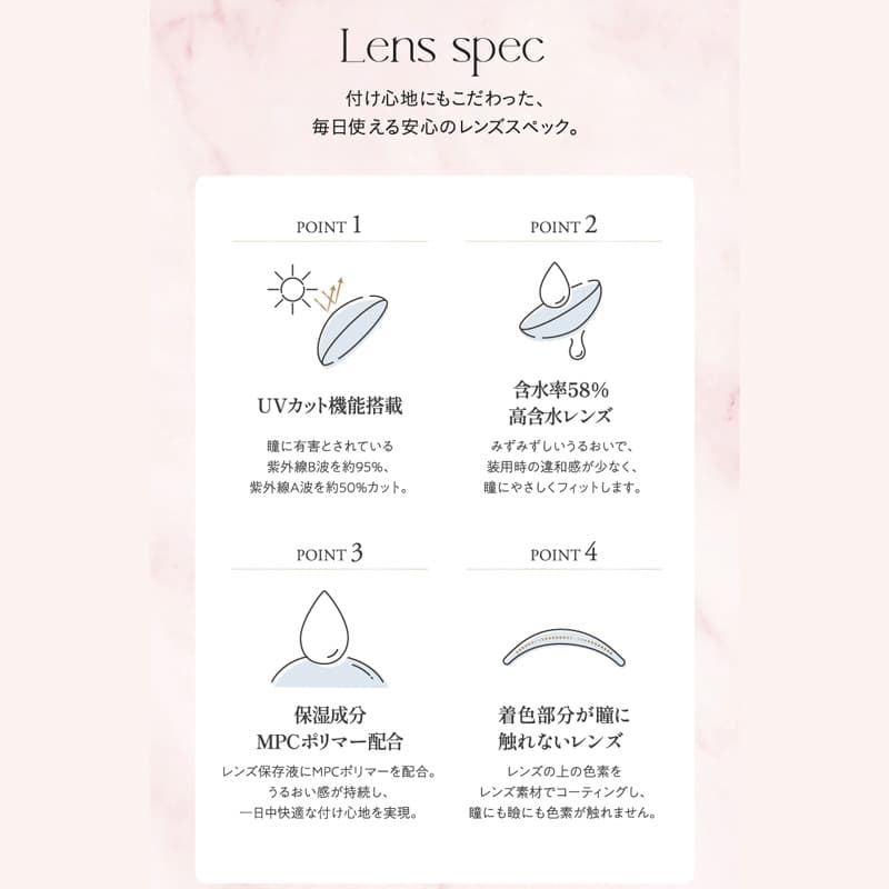 Rちゃんプロデュースカラコンキュプリエスペック