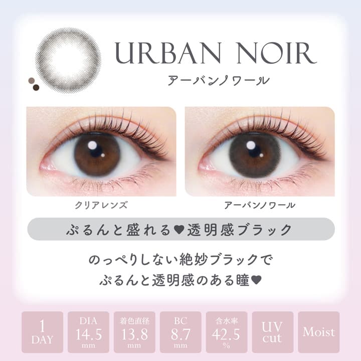 エバーカラーワンデーナチュラルモイストレーベルUV「アーバンノワール」