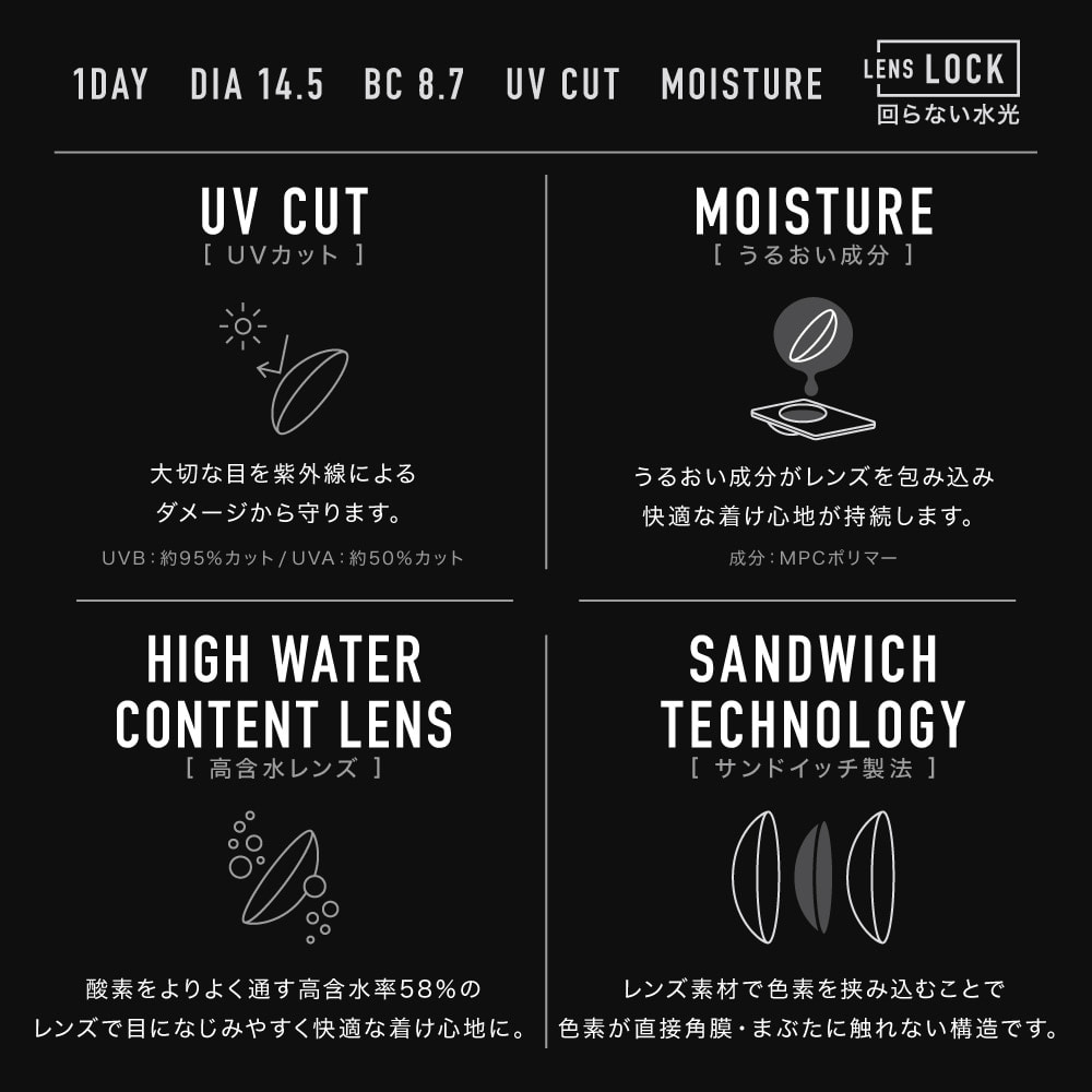 ØTHER -アザーワンデー-aespaイメージモデル全色回らない水光カラコン